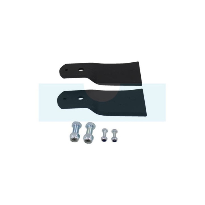 Jeu de 2 ailettes de lame pour tracteur tondeuse Stiga (17cm) (1134623801)