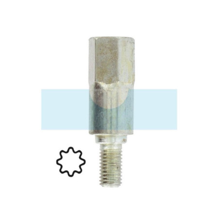 Adaptateur d'arbre 8 dents pour notre renvoi d'angle universel (B)