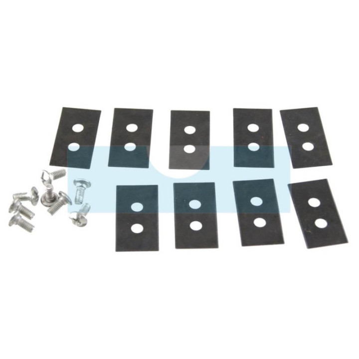 Kit de 9 lames + vis pour robot Husqvarna (4cm) (522851602)