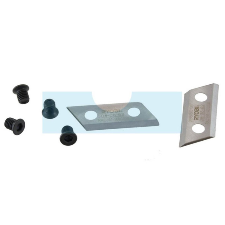 Jeu de 2 couteaux pour broyeur Ryobi (ACC030)
