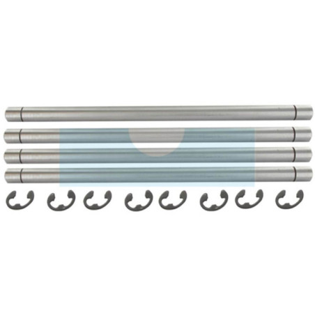 Kit de 4 arbres + clips pour scarificateur Bluebird (5002)