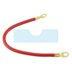 Câble batterie rouge avec cosse 30cm