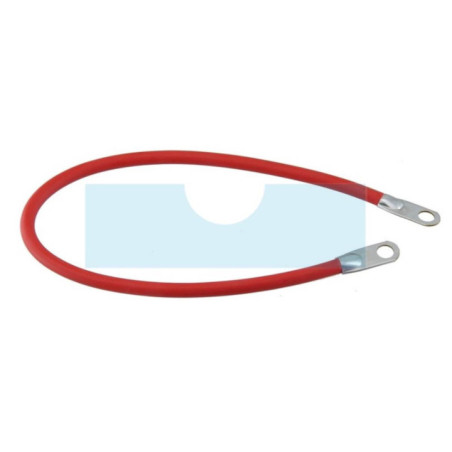Câble batterie rouge avec cosse 50cm