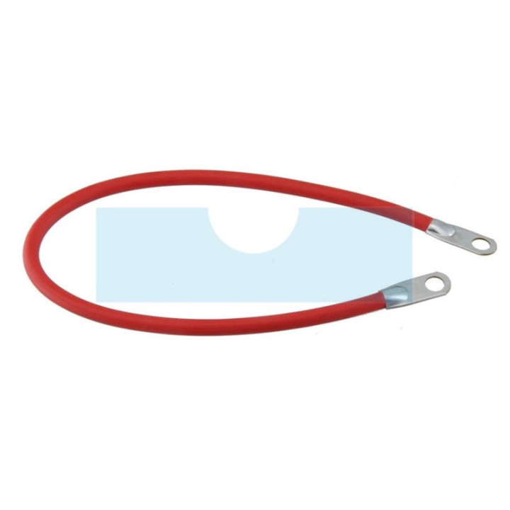 Câble batterie rouge avec cosse 50cm
