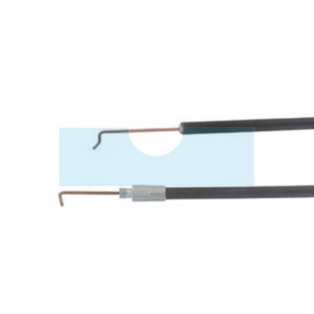 Câble d'accélérateur pour tondeuse / scarificateur / moteur Sabo (12769)
