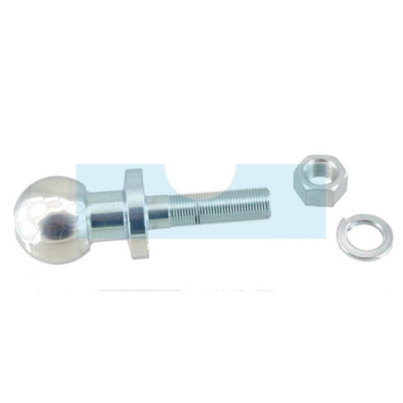 Boule d'attelage Ø 50mm universelle pour tracteur tondeuse 19mm