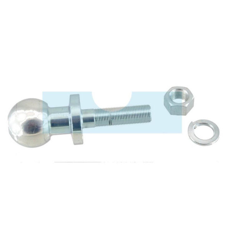 Boule d'attelage Ø 50mm universelle pour tracteur tondeuse 19mm