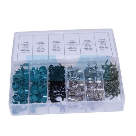 Assortiment / coffret de colliers élastique ou à visser