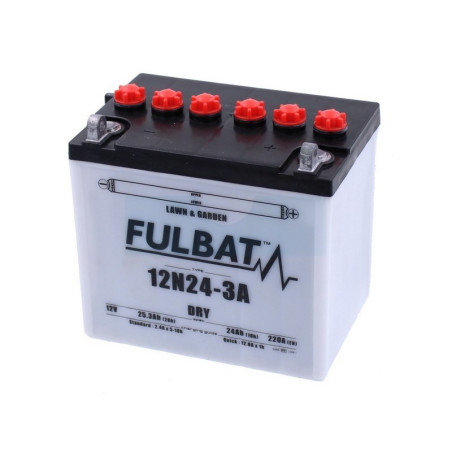 Batterie tracteur tondeuse Fulbat 12V 24Ah (12N24-3A)