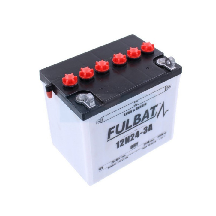 Batterie tracteur tondeuse Fulbat 12V 24Ah (12N24-3A)