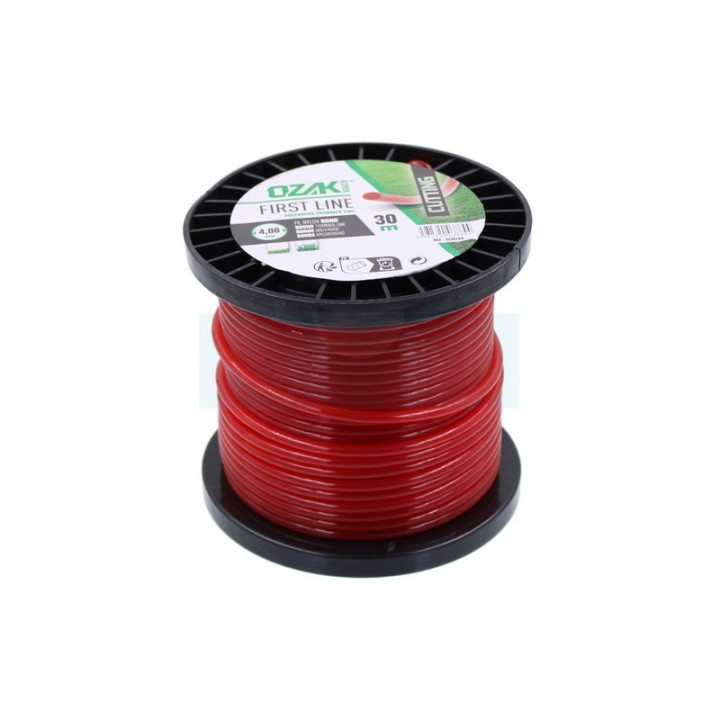 Fil nylon rond OZAKI pour débroussailleuse 4mm / 30m