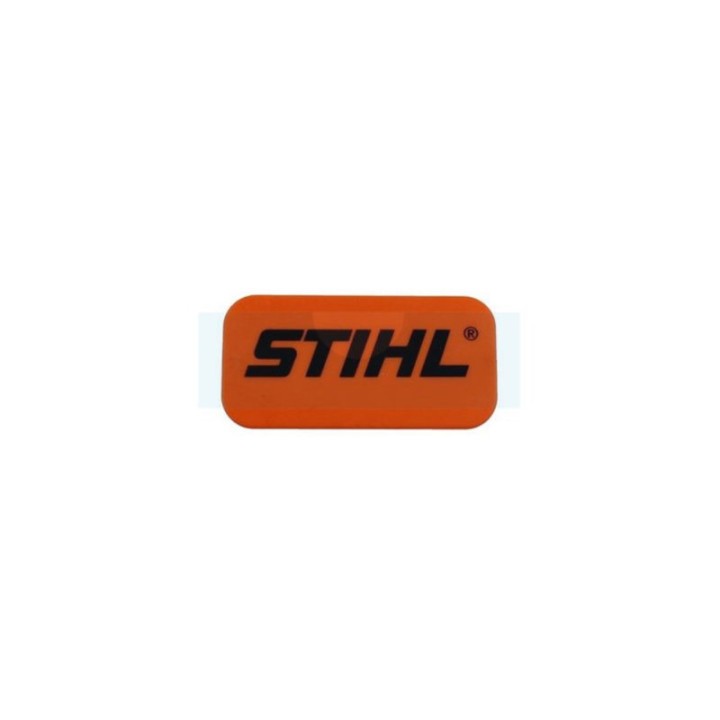 Plaque matricule pour tarière / tronçonneuse / taille-haie / débroussailleuse Stihl (00009672035)