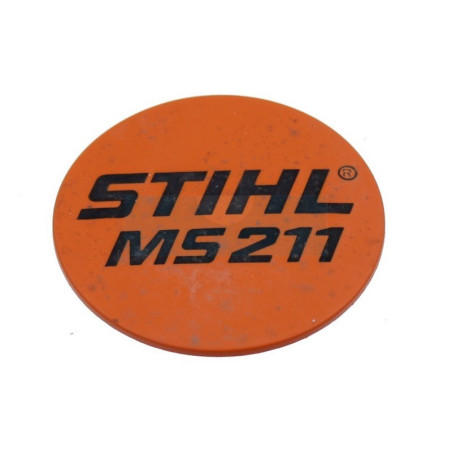 Plaque matricule pour tronçonneuse Stihl (11399671503)