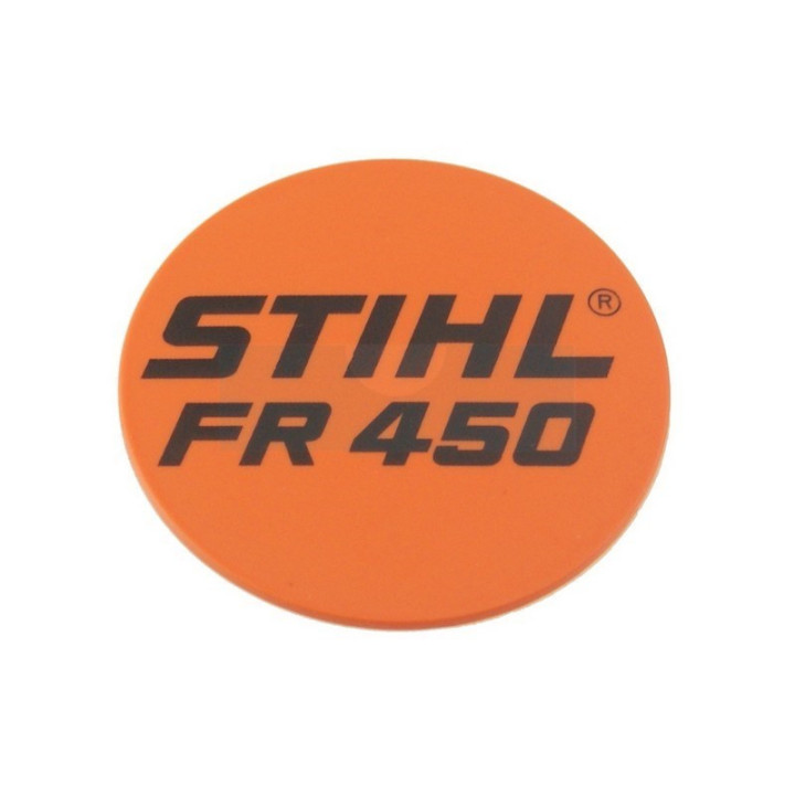 Plaque matricule pour débroussailleuse Stihl (41289671507)