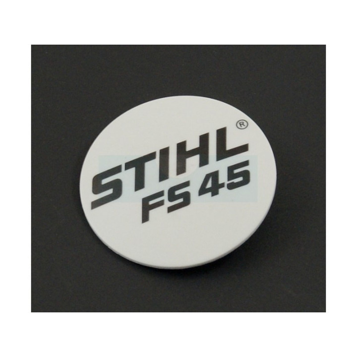 Plaque matricule pour débroussailleuse Stihl (41409671500)