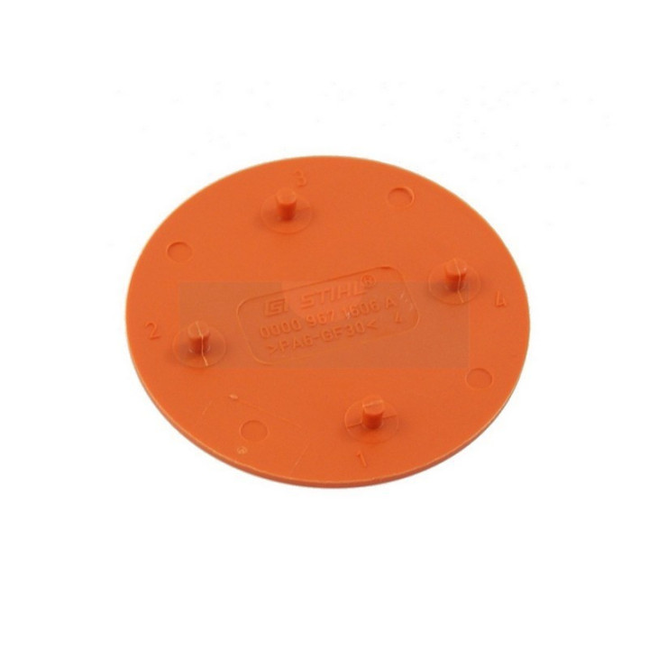 Plaque matricule pour débroussailleuse Stihl (41289671506)