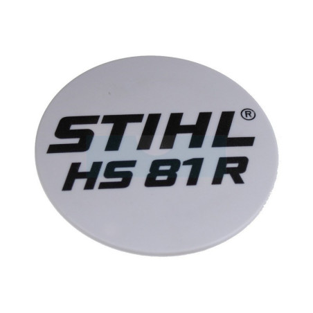 Plaque matricule pour taille-haie Stihl (42379671500)