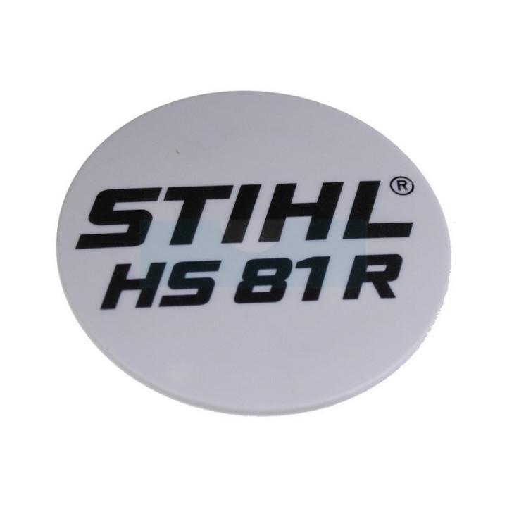 Plaque matricule pour taille-haie Stihl (42379671500)