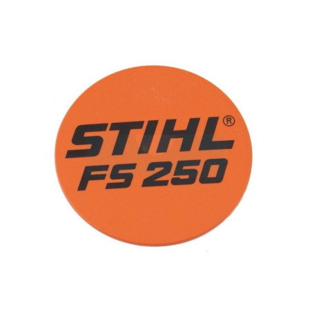 Plaque matricule pour débroussailleuse Stihl (41349671513)