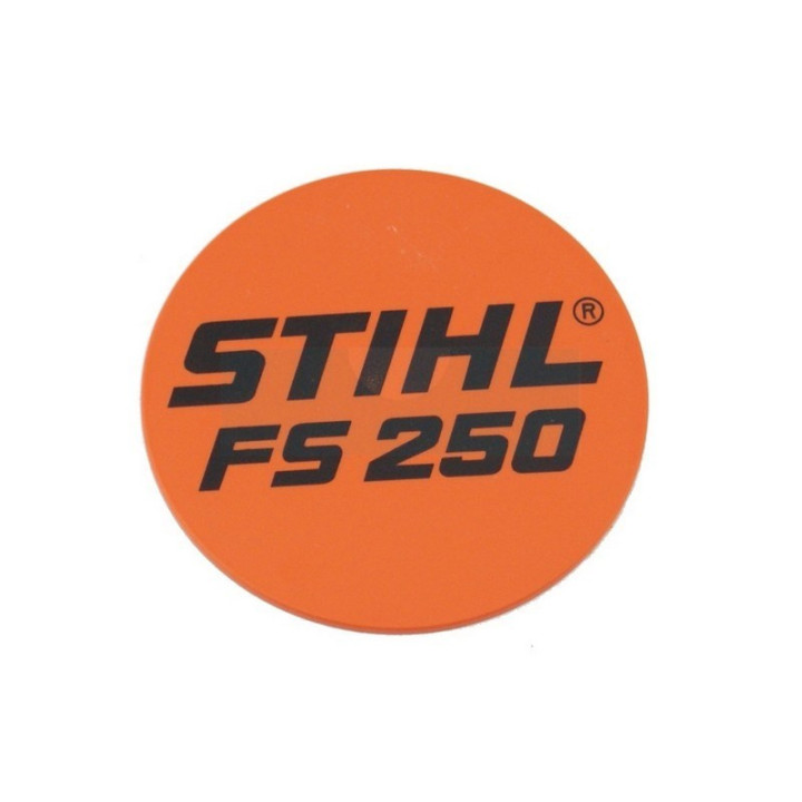 Plaque matricule pour débroussailleuse Stihl (41349671513)