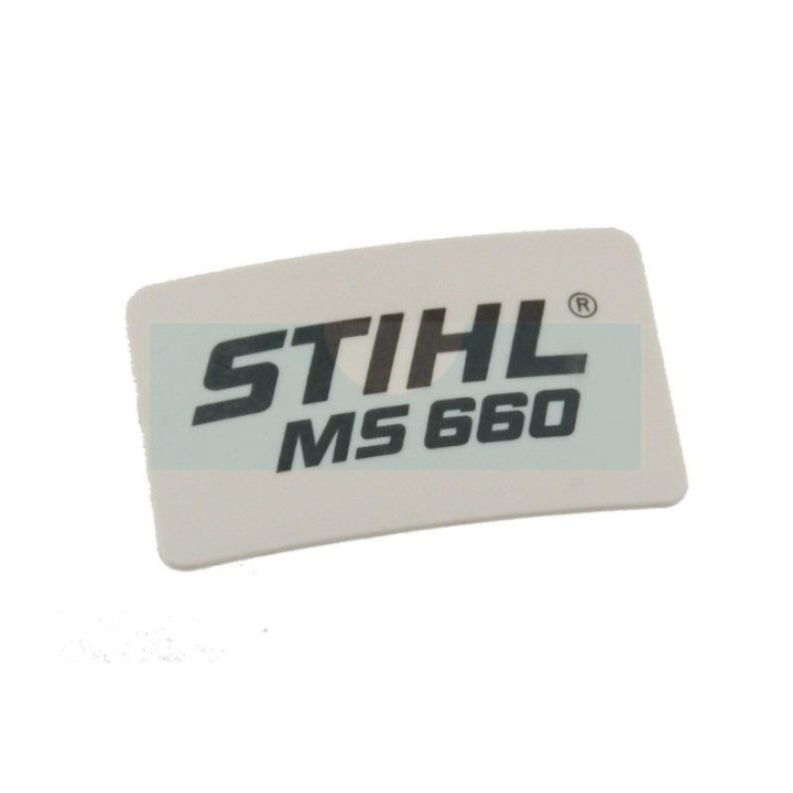 Plaque matricule pour tronçonneuse Stihl (11229671506)