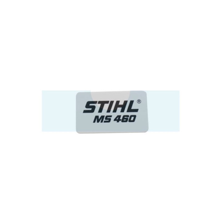 Plaque matricule pour tronçonneuse Stihl (11289671513)