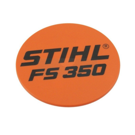 Plaque matricule pour débroussailleuse Stihl (41349671507)