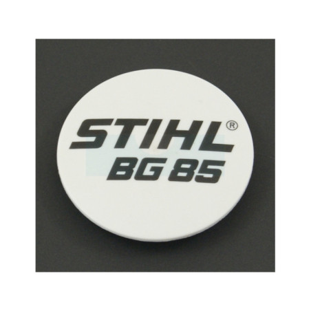Plaque matricule pour souffleur Stihl (42299671502)