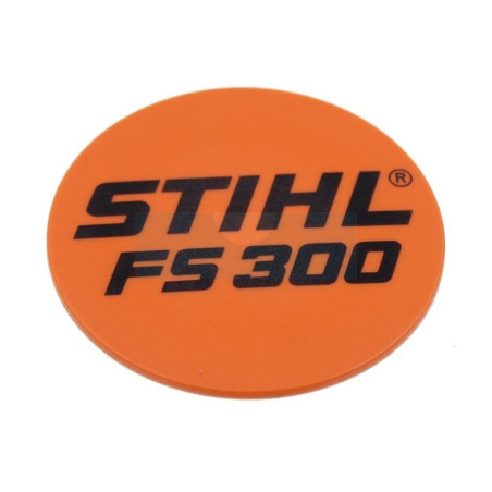 Plaque matricule pour débroussailleuse Stihl (41349671509)