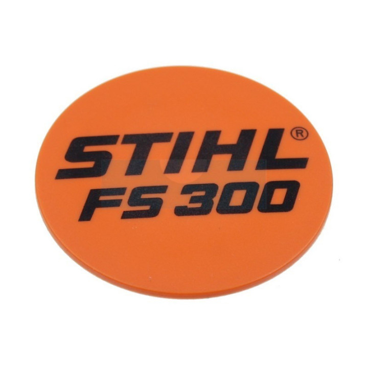 Plaque matricule pour débroussailleuse Stihl (41349671509)