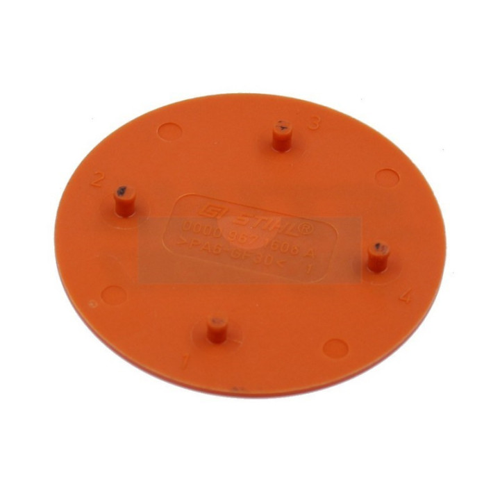 Plaque matricule pour débroussailleuse Stihl (41349671509)