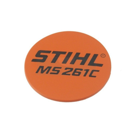 Plaque matricule pour tronçonneuse Stihl (11419671502)