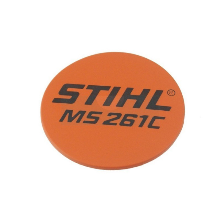 Plaque matricule pour tronçonneuse Stihl (11419671502)