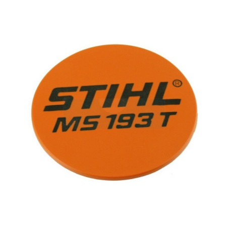 Plaque matricule pour tronçonneuse Stihl (11379671504)