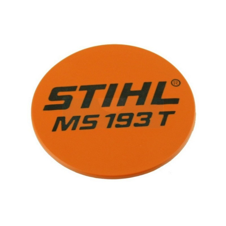 Plaque matricule pour tronçonneuse Stihl (11379671504)