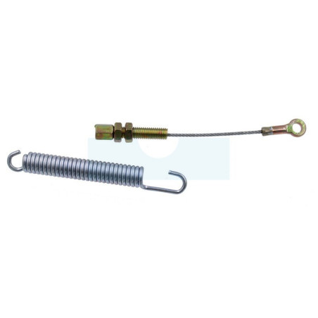 Câble d'embrayage + ressort pour tracteur tondeuse Mountfield (1820046080)
