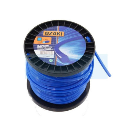 Fil nylon carré OZAKI pour débroussailleuse 4mm / 30m