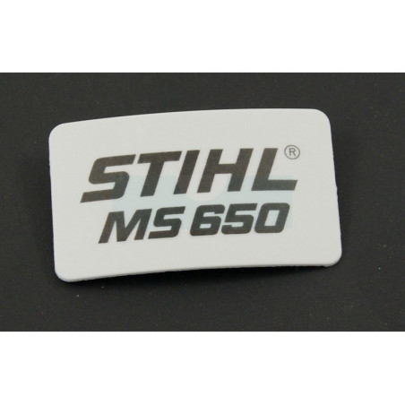 Plaque matricule pour tronçonneuse Stihl (11229671508)