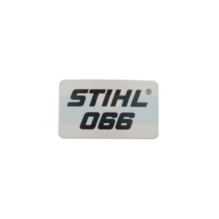 Plaque matricule pour tronçonneuse Stihl (11229671505)