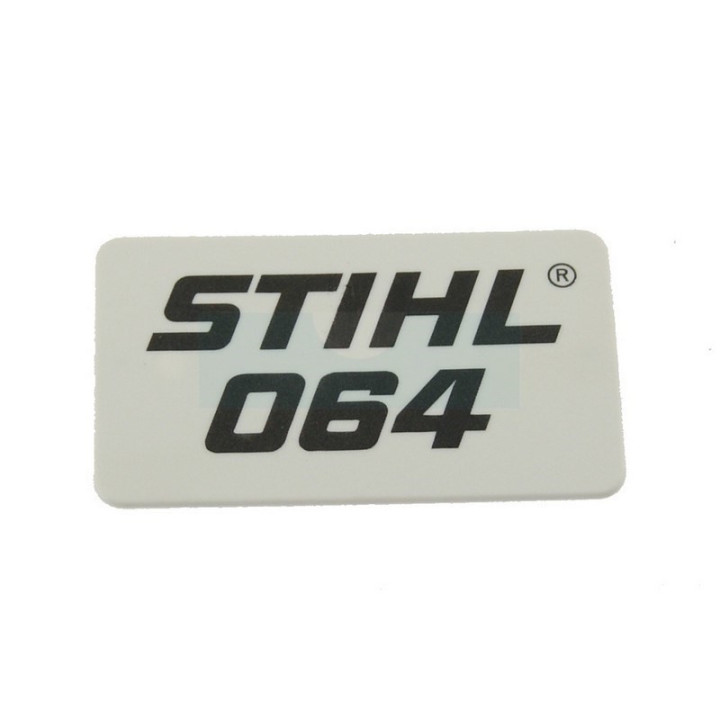 Plaque matricule pour tronçonneuse Stihl (11229671503)