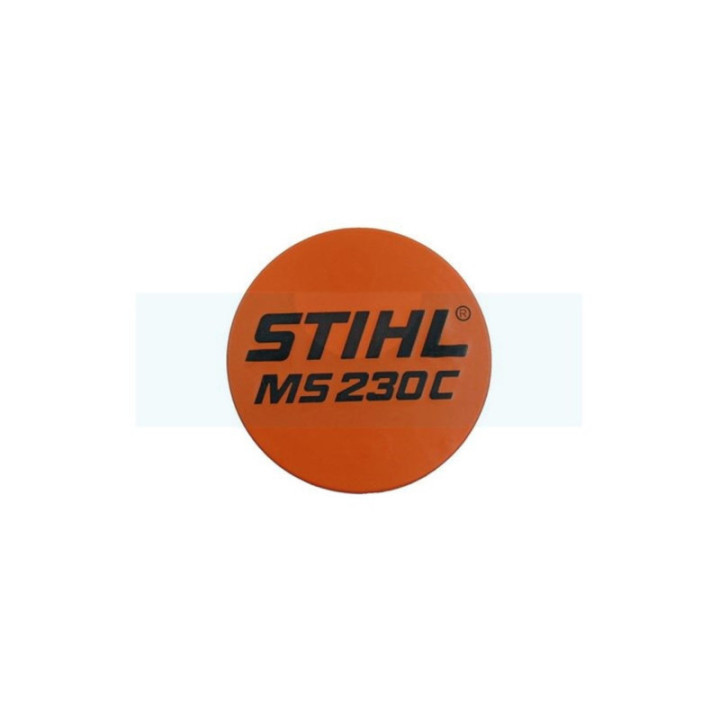 Plaque de matricule pour tronçonneuse Stihl (11239671513)