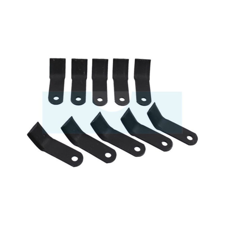 Kit de 10 couteaux de broyeur à fléau pour Oleo Mac (YF1515001)