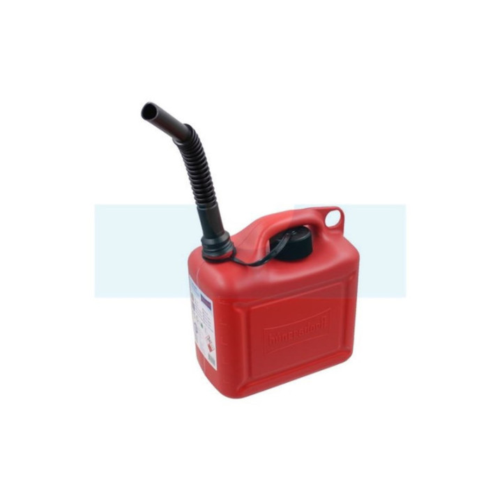 Jerrican 5L rouge avec bec verseur