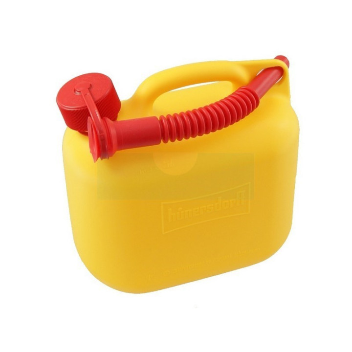 Jerrican 5L jaune avec bec verseur
