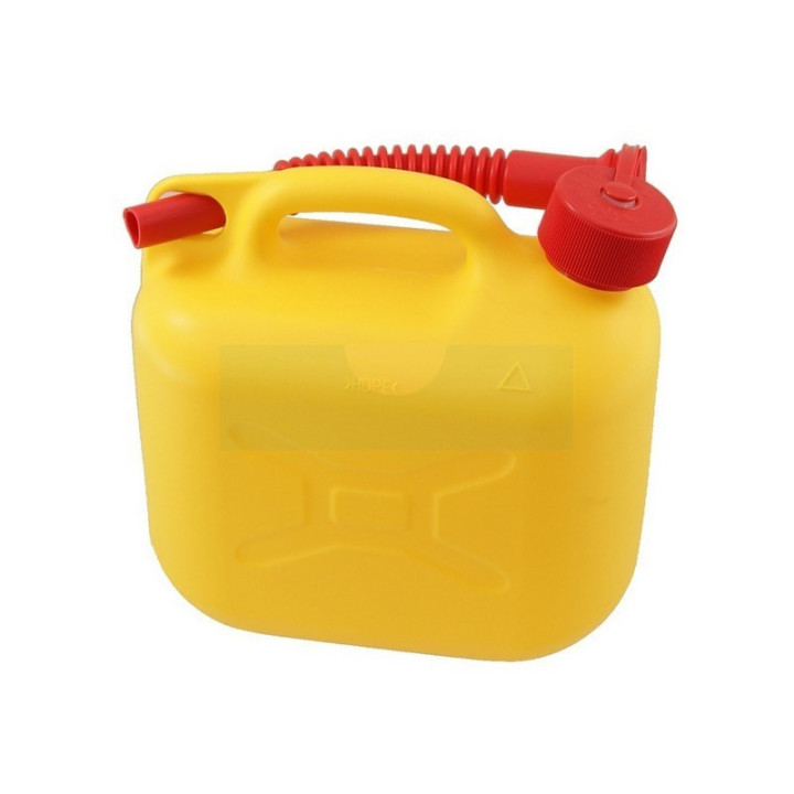 Jerrican 5L jaune avec bec verseur