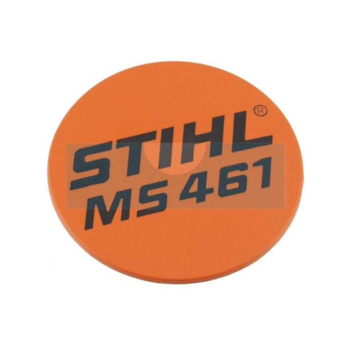 Plaque matricule pour tronçonneuse Stihl (11289671515)