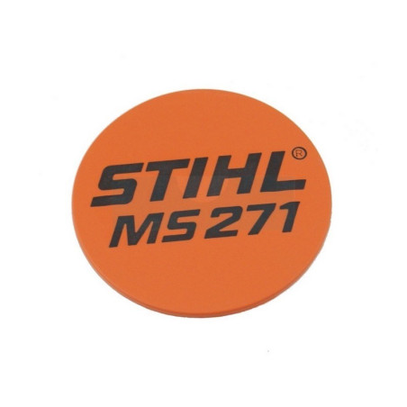 Plaque matricule pour tronçonneuse Stihl (11419671501)