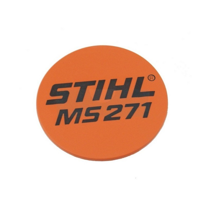 Plaque matricule pour tronçonneuse Stihl (11419671501)