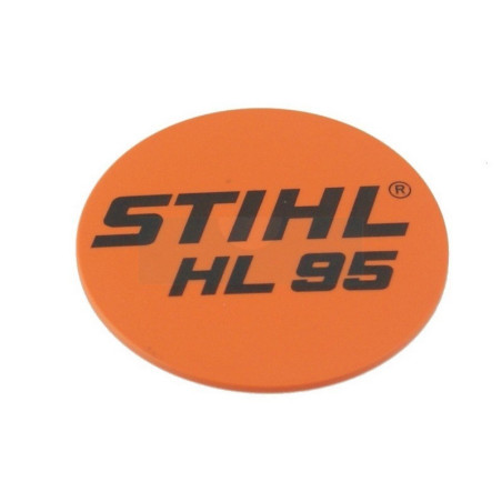 Plaque matricule pour taille-haie sur perche Stihl (42809671508)