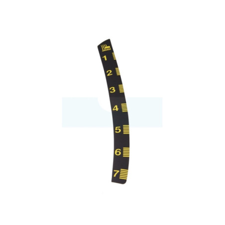 Autocollant hauteur plateau de coupe pour tracteur tondeuse Honda (CG114357427H1)